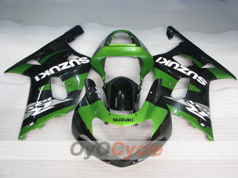 Kit de carenado por inyección para GSX R750 00-03 - Verde, Negro - Estilo de fábrica #OYO87905162 Imagen secundaria del producto