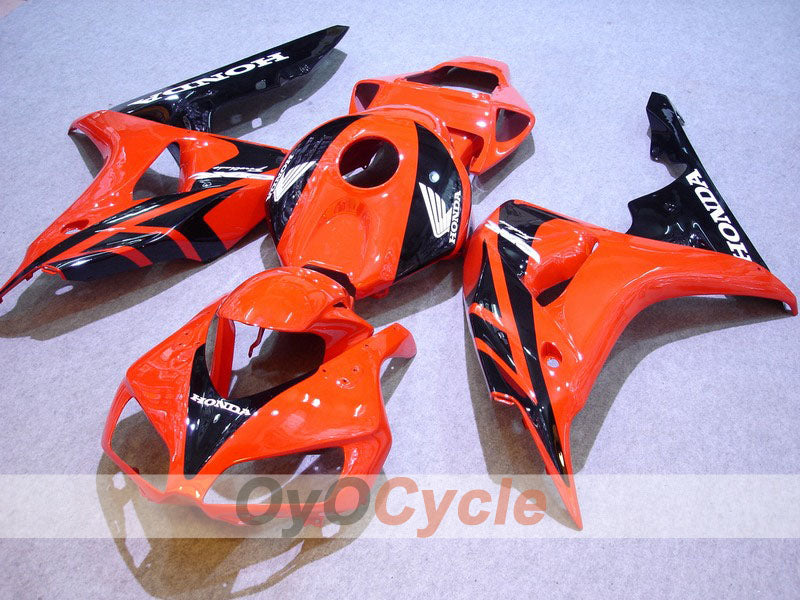 Kit de carenado por inyección para CBR1000RR 06-07 - Naranja, Negro - Fireblade #OYO87900559