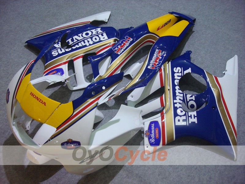 Kit de carenado por inyección para CBR600F3 95-96 - Azul, Blanco - Rothmans #OYO87902760 Imagen principal del producto