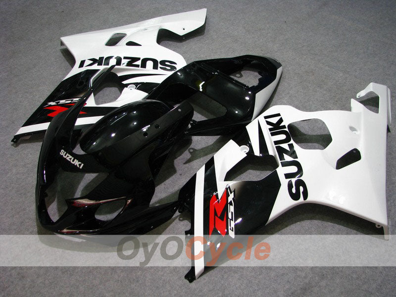 Kit de carenado por inyección para GSX R750 04-05 - Blanco, Negro - Estilo de fábrica #OYO87901221 Imagen principal del producto