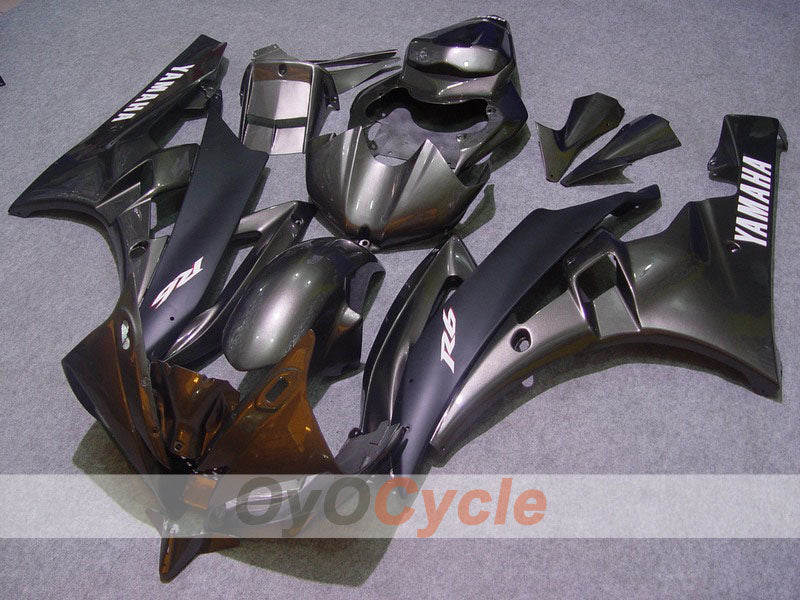 Carenado de inyección para YZF-R6 06-07 - Negro, Plata, Mate - Estilo de fábrica #OYO87900944 Imagen principal del producto