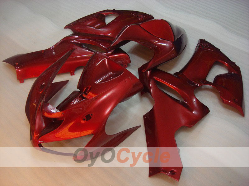 Kit de carenado por inyección para NINJA ZX-6R 05-06 - Rojo - Estilo de fábrica #OYO87901826 Imagen principal del producto