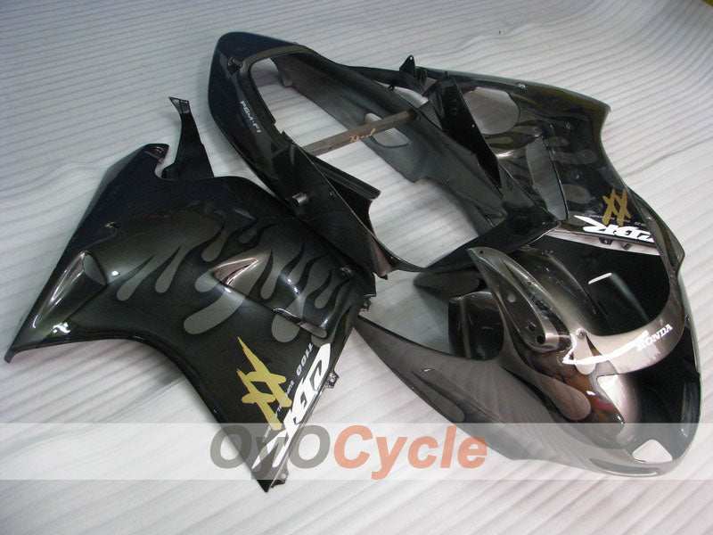 Kit de carenado por inyección para CBR1100XX 96-07 - Negro, Gris - Llama #OYO87902799 Imagen principal del producto