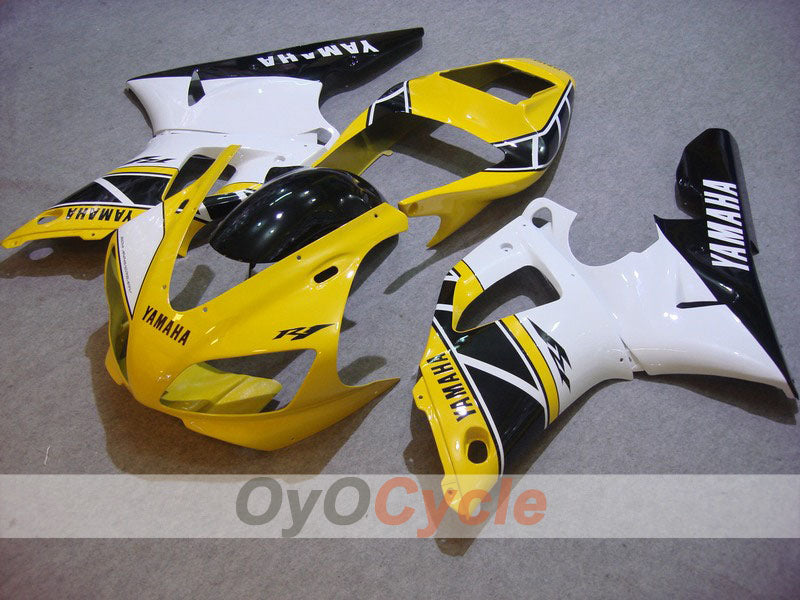 Kit de carenado por inyección para YZF-R1 98-99 - Amarillo, blanco - Estilo de fábrica #OYO87900753 Imagen principal del producto