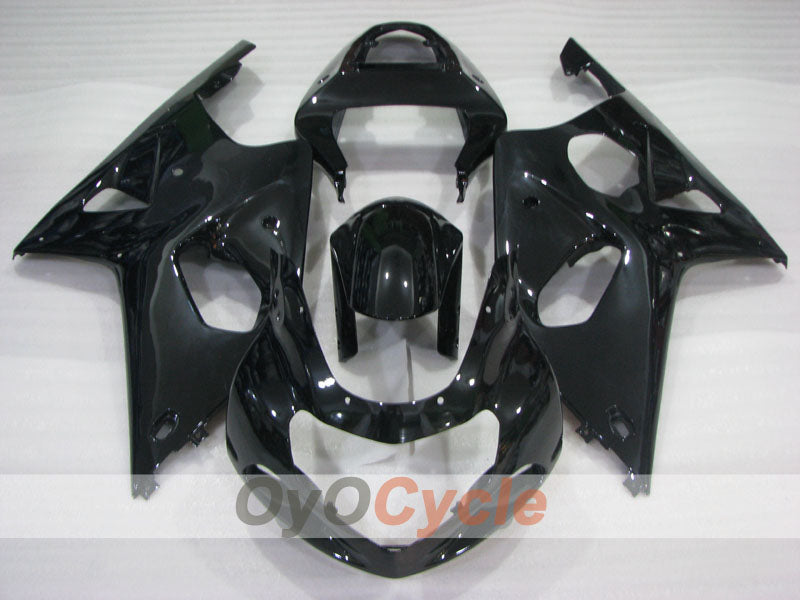 Kit de carenado por inyección para GSX R600 01-03 - Negro - Estilo de fábrica #OYO87901039