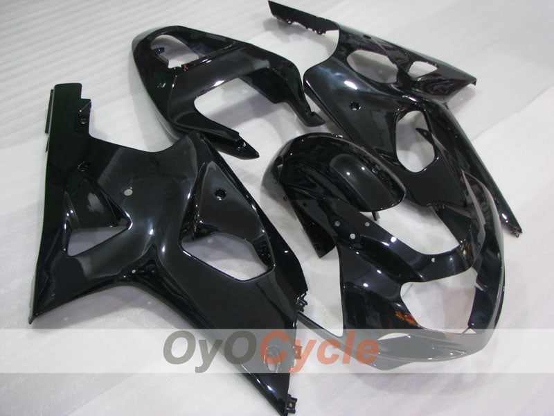 Kit de carenado por inyección para GSX R600 01-03 - Negro - Estilo de fábrica #OYO87901039