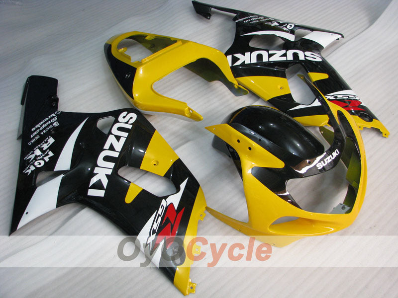 Kit de carenado por inyección para GSX R1000 00-02 - Amarillo, Negro - Estilo de fábrica #OYO87901790