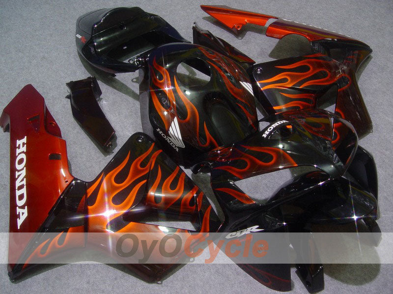 Kit carenado inyectado para CBR600RR 05-06 - Naranja, Negro - Llama #OYO87900246 Imagen principal del producto