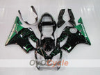 Kit de carenado de inyección para CBR600F4i 01-03 - Verde, Negro - Llama #OYO87900155