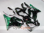 Kit de carenado de inyección para CBR600F4i 01-03 - Verde, Negro - Llama #OYO87900155