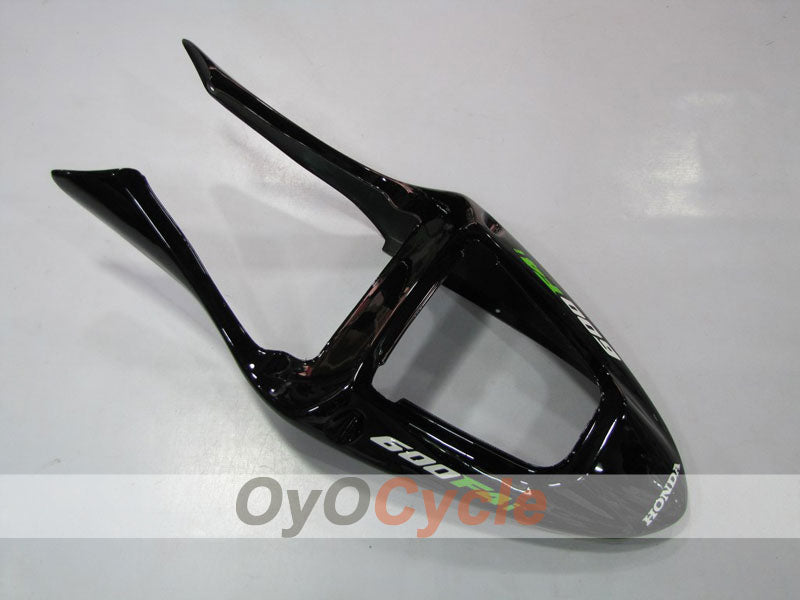 Kit de carenado de inyección para CBR600F4i 01-03 - Verde, Negro - Llama #OYO87900155