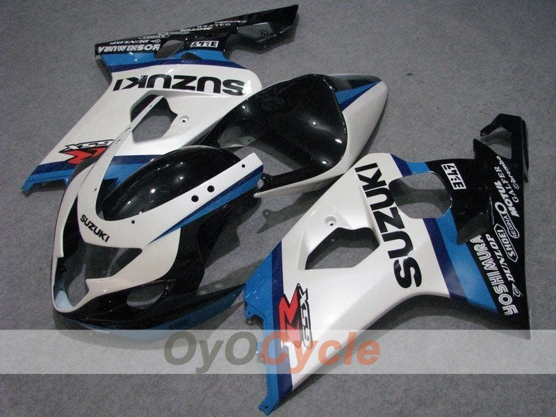 Kit de carenado por inyección para GSX R750 04-05 - Blanco, Negro - DUNLOP #OYO87901247 Imagen principal del producto
