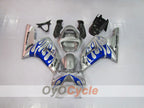 Carenado de inyección para NINJA ZX-6R 03-04 - Azul, Plata - Llama #OYO87901797