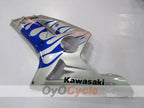 Carenado de inyección para NINJA ZX-6R 03-04 - Azul, Plata - Llama #OYO87901797