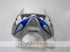 Carenado de inyección para NINJA ZX-6R 03-04 - Azul, Plata - Llama #OYO87901797