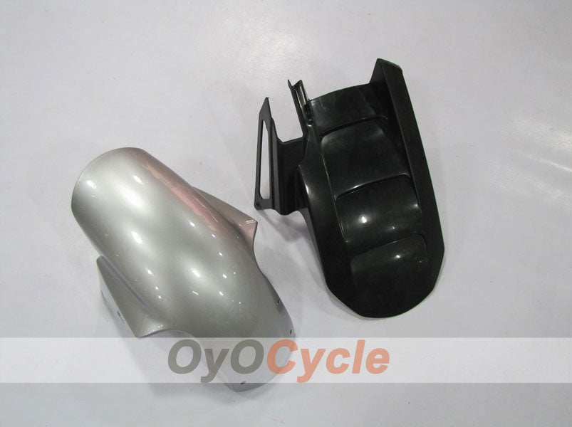 Carenado de inyección para NINJA ZX-6R 03-04 - Azul, Plata - Llama #OYO87901797