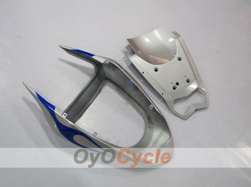 Carenado de inyección para NINJA ZX-6R 03-04 - Azul, Plata - Llama #OYO87901797