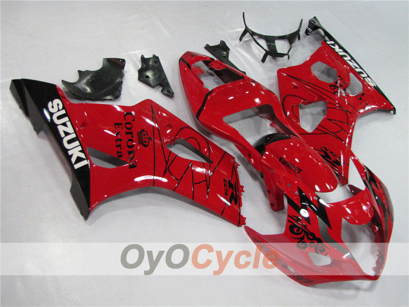 Carenado de inyección para GSX R1000 03-04 - Rojo - Corona #OYO87901809 Imagen principal del producto