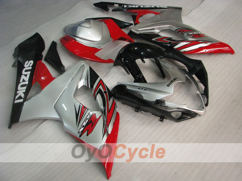 Kit de carenado por inyección para GSX R1000 05-06 - Rojo, Plata - Estilo de fábrica #OYO87902047 Imagen principal del producto