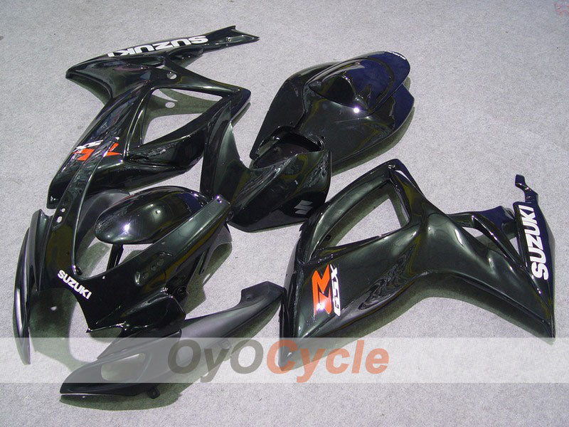 Kit de carenado de inyección para GSX R600 06-07 - Negro - Estilo de fábrica #OYO87901579