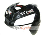 Kit de carenado por inyección para CBR600RR 05-06 - Blanco, Negro - Oeste #OYO87900352