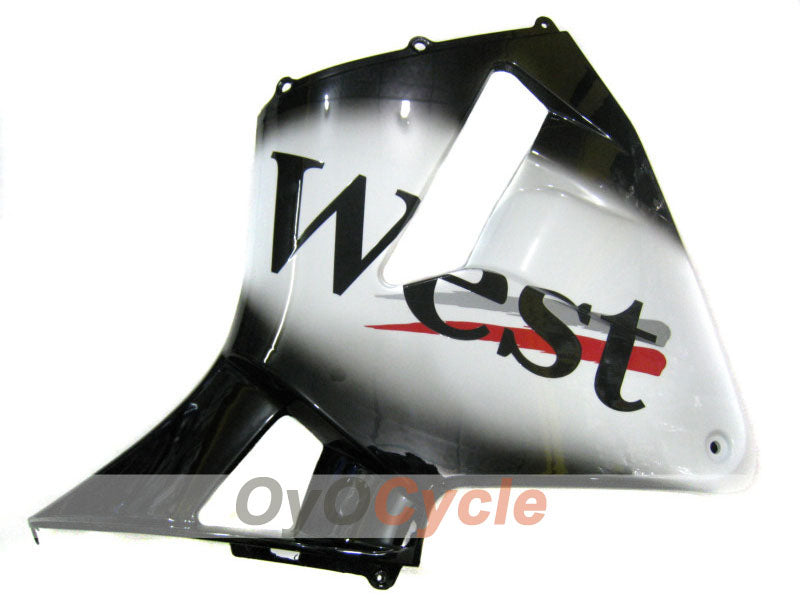 Kit de carenado por inyección para CBR600RR 05-06 - Blanco, Negro - Oeste #OYO87900352
