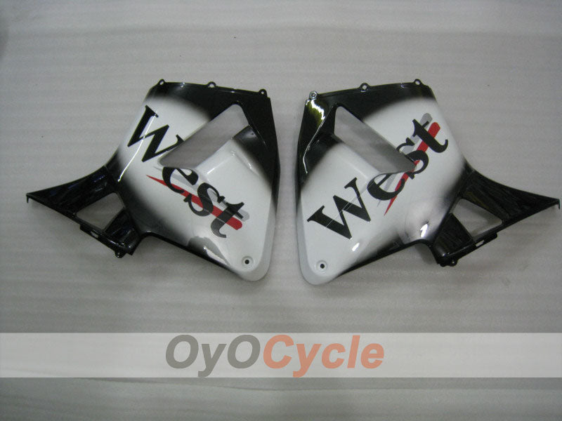 Kit de carenado por inyección para CBR600RR 05-06 - Blanco, Negro - Oeste #OYO87900352