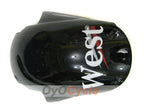 Kit de carenado por inyección para CBR600RR 05-06 - Blanco, Negro - Oeste #OYO87900352