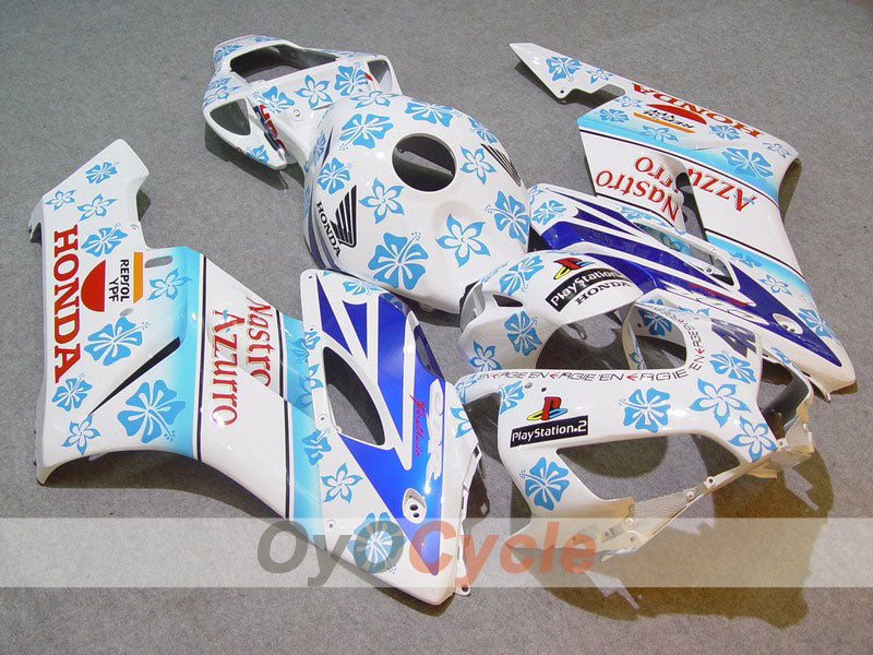 Kit de carenado por inyección para CBR1000RR 04-05 - Azul, Blanco - Nastro Azzurro #OYO87900513