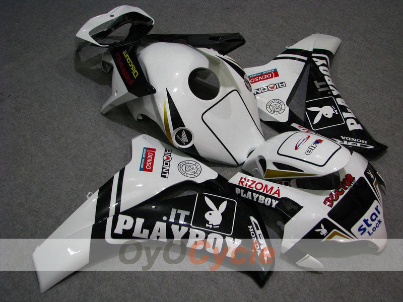 Carenado de inyección para CBR1000RR 08-11 - Blanco, Negro - PlayBoy #OYO87900718 Imagen principal del producto