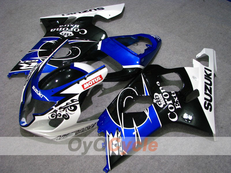Kit de carenado inyectado para GSX R750 04-05 - Azul, Negro - Corona #OYO87901246 Imagen principal del producto