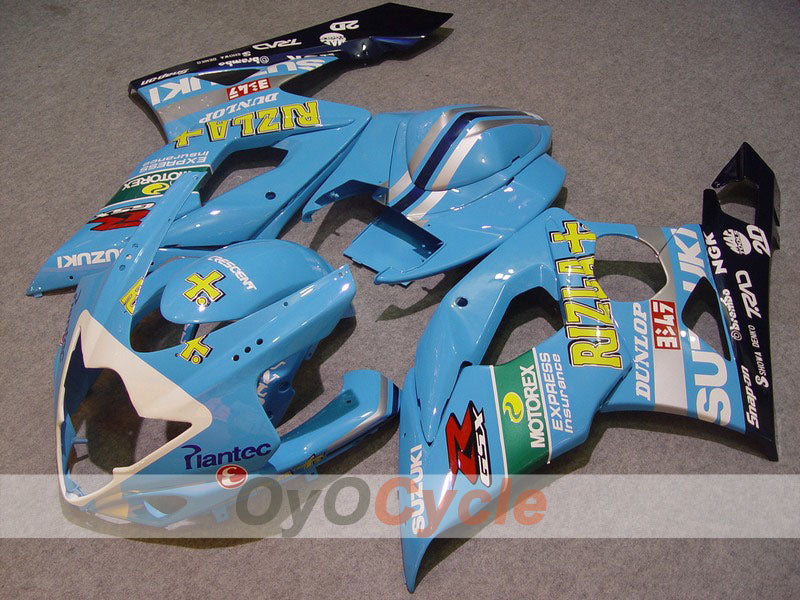 Carenado de inyección para GSX R1000 05-06 - Azul, Negro - DUNLOP, Rizla+ #OYO87902064 Imagen principal del producto