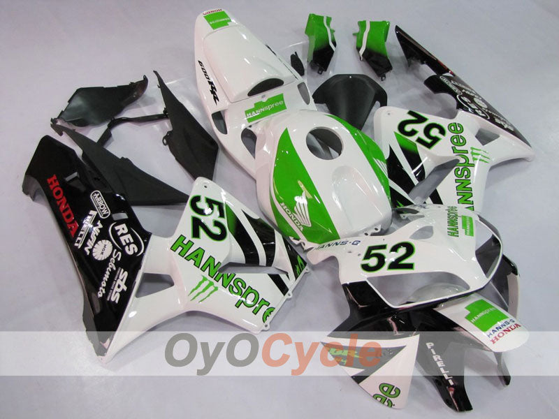 Carenado de inyección para CBR600RR 05-06 - Verde, Blanco, Negro - HANN Spree #OYO87900250 Imagen secundaria del producto