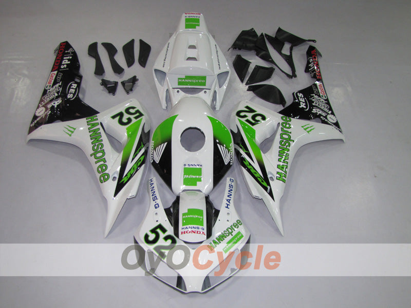 Carenado de inyección para CBR1000RR 06-07 - Blanco, Negro - HANN Spree #OYO87902852 Imagen secundaria del producto