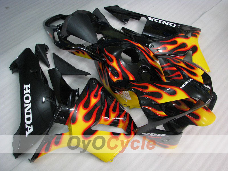 Kit de carenado de inyección para CBR600RR 03-04 - Amarillo, Negro - Llama #OYO87902521 Imagen principal del producto