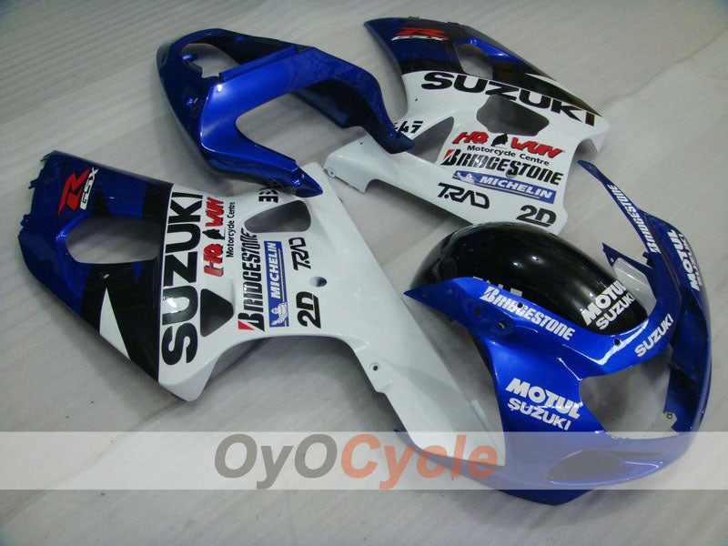Kit de carenado por inyección para GSX R1000 del 00-02 - Azul, Blanco - Estilo de fábrica #OYO87901762 Imagen principal del producto