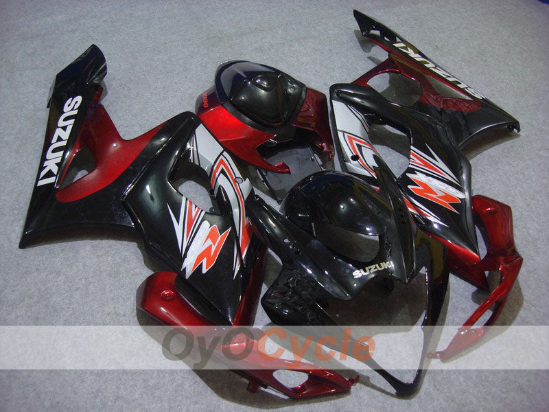 Kit de carenado por inyección para GSX R1000 05-06 - Rojo, Negro - Estilo de fábrica #OYO87902012 Imagen principal del producto