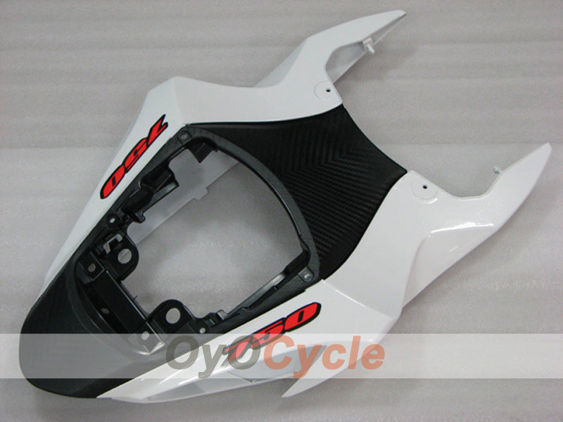 Kit de carenado de inyección para GSX R750 11-26 - Blanco, Negro - Estilo de fábrica #OYO87903193