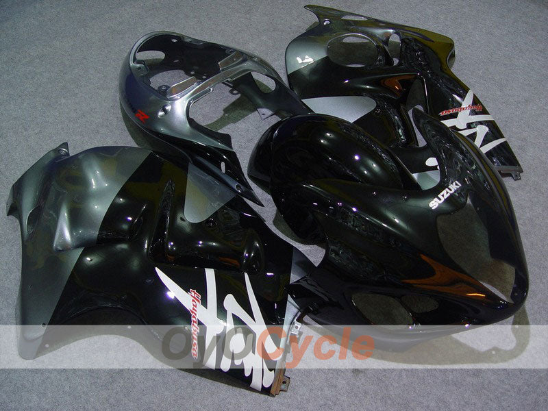 Kit de carenado por inyección para 99-07 GSXR1300 Hayabusa - Negro, Gris - Estilo de fábrica #OYO87902675