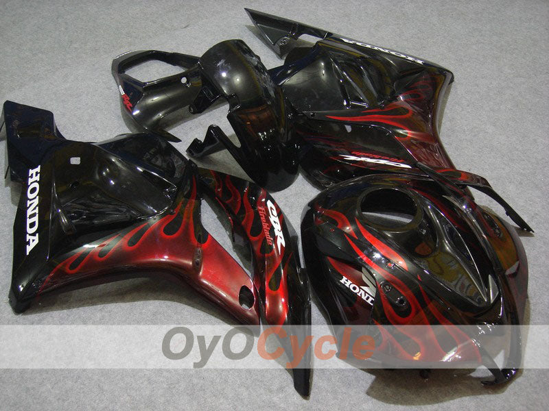 Kit de carenado por inyección para CBR600RR 09-12 - Rojo, Negro - Llama #OYO87900443 Imagen principal del producto