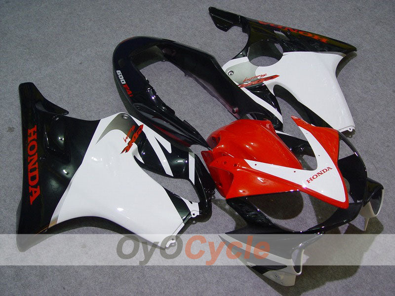 Kit de carenado por inyección para CBR600F4i 04-07 - Blanco, Negro - Estilo de fábrica #OYO87900218 Imagen principal del producto