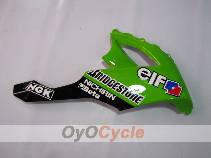 Kit de carenado por inyección para NINJA ZX-10R 08-10 - Verde, Negro - Monster #OYO87901650