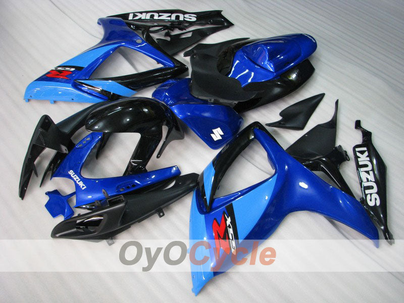 Carenado inyectado para GSX R600 06-07 - Azul, Negro - Estilo de fábrica #OYO87901581 Imagen principal del producto