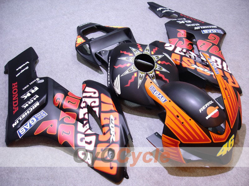 Kit de carenado por inyección para CBR1000RR 04-05 - Naranja, Negro, Mate - Rossi #OYO87900539 Imagen principal del producto