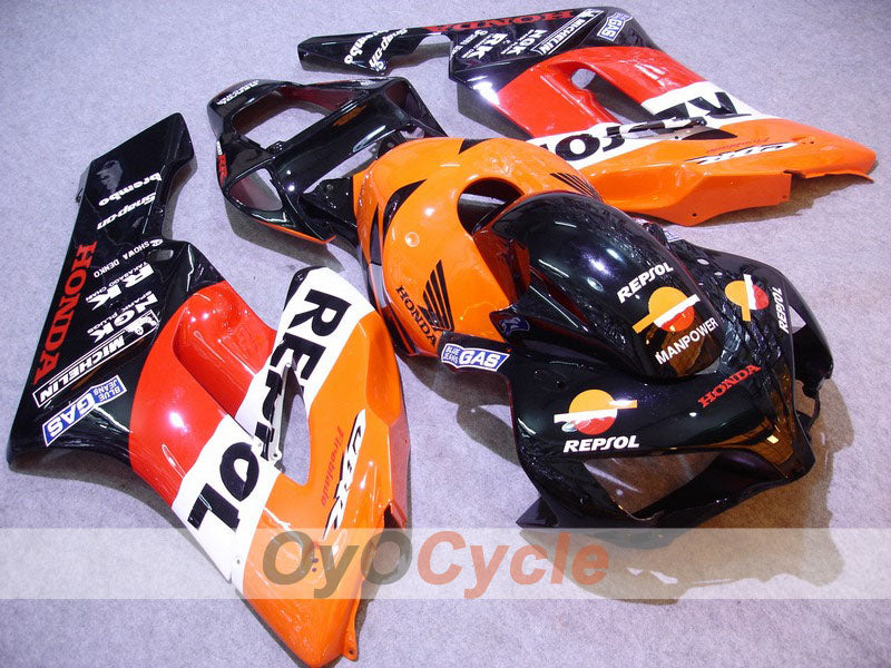Carenado inyectado para CBR1000RR 04-05 - Naranja, Negro - Repsol #OYO87900531