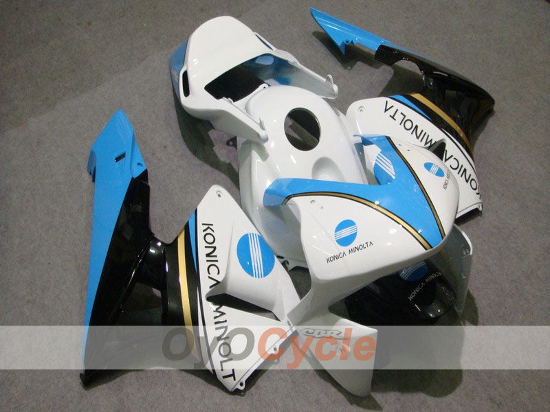 Kit de carenado por inyección para CBR600RR 03-04 - Blanco, Negro - Konica Minolta #OYO87902528 Imagen principal del producto