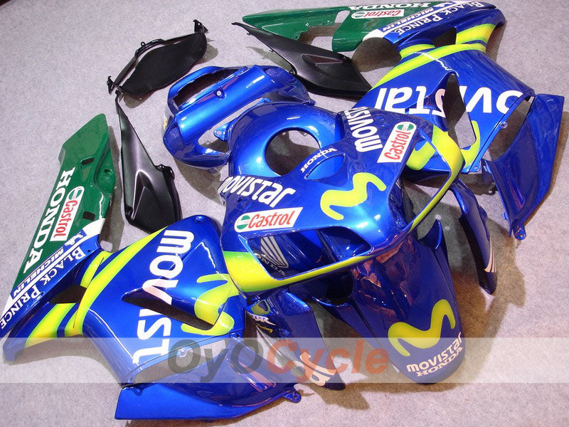 Kit de carenado por inyección para 05-06 CBR600RR - Amarillo, Azul - Castrol, MICHELIN, Movistar #OYO87900271 Imagen principal del producto