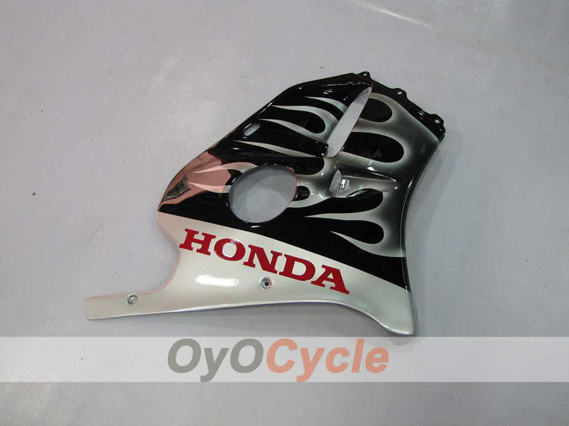 Carenado de inyección para CBR250RR 90-94 - Negro, Plata - Llama #OYO87902950