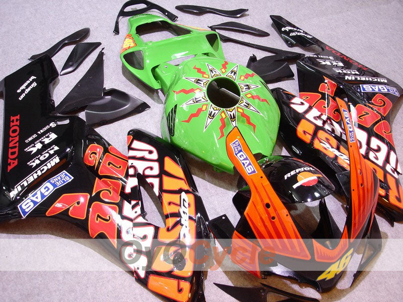 Kit de carenado por inyección para CBR1000RR 04-05 - Naranja, Negro - Rossi #OYO87900540 Imagen principal del producto