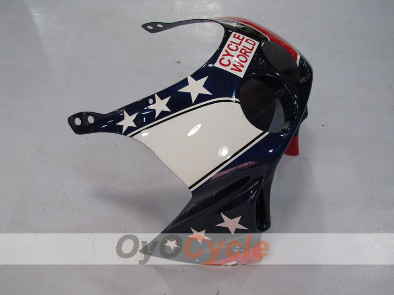 Carenado de inyección para CBR250RR 90-94 - Rojo, Azul - Castrol #OYO87902956